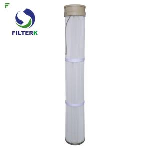 Quality Bottom Loader Dust Collector Replacement Filter Bags , Pleated Industrial Dust Collector Bags wholesale