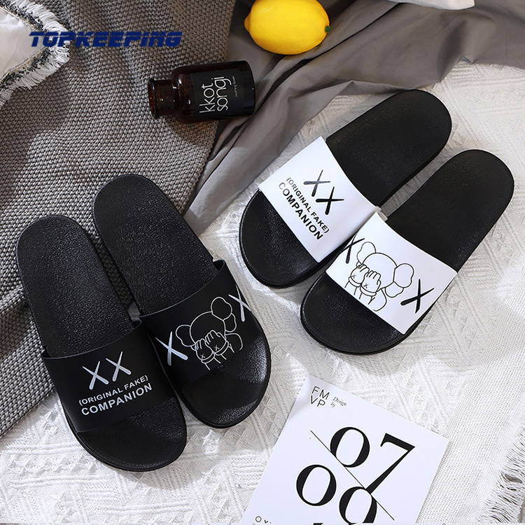 Footwear Summer Plain Print Pvc Slide Odm Sandale Men