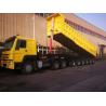 Buy cheap Yellow Tipper Semi Trailer 6 Axles Semi Tipper Truck 80Tons from wholesalers
