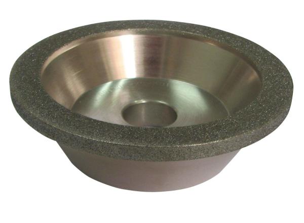 High Efficiency CBN Diamond Grinding Wheels 12C9 Shape For Carbide - Tipped