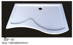 Quality Acrylic shower tray, shower basin,acrylic shower base HDP-40 1350X900X53 wholesale