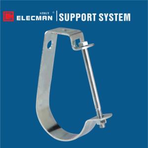 Quality Adjustable J Shape Conduit Pipe Hangers Clamp Zinc Plated Steel wholesale