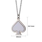 Personalized Sublimation Products Blank Metal Sublimation Necklace