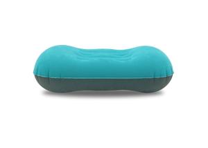 Quality Blue / Green Color Inflatable Travel Pillow Polyester / Cotton Material wholesale