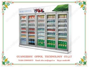 Quality OP-202 Big Capacity Supermarket Display Cooler Beverage Storage Freezer wholesale