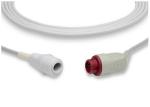 HP Invasive Blood Pressure Adapter Cable , Medical Pressure Transducer Cable