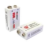 Soshine New 9V Li-po Rechargeable Battery: 650mAh 7.4V