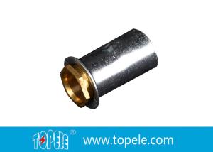 Quality TOPELE 25mm / 32mm BS Electrical Conduit Galvanized Coupling With Brass Coupler wholesale