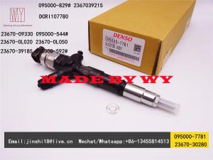 Quality High Quality Fuel Injector 095000-7781 DCRI107780 9709500-778 095000-544# for Toyota Hiace 23670-30280 23670-0L050 wholesale