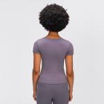 Women Bandage Activewear T Shirts Yoga T-Shirts Fitness Workout Apparel