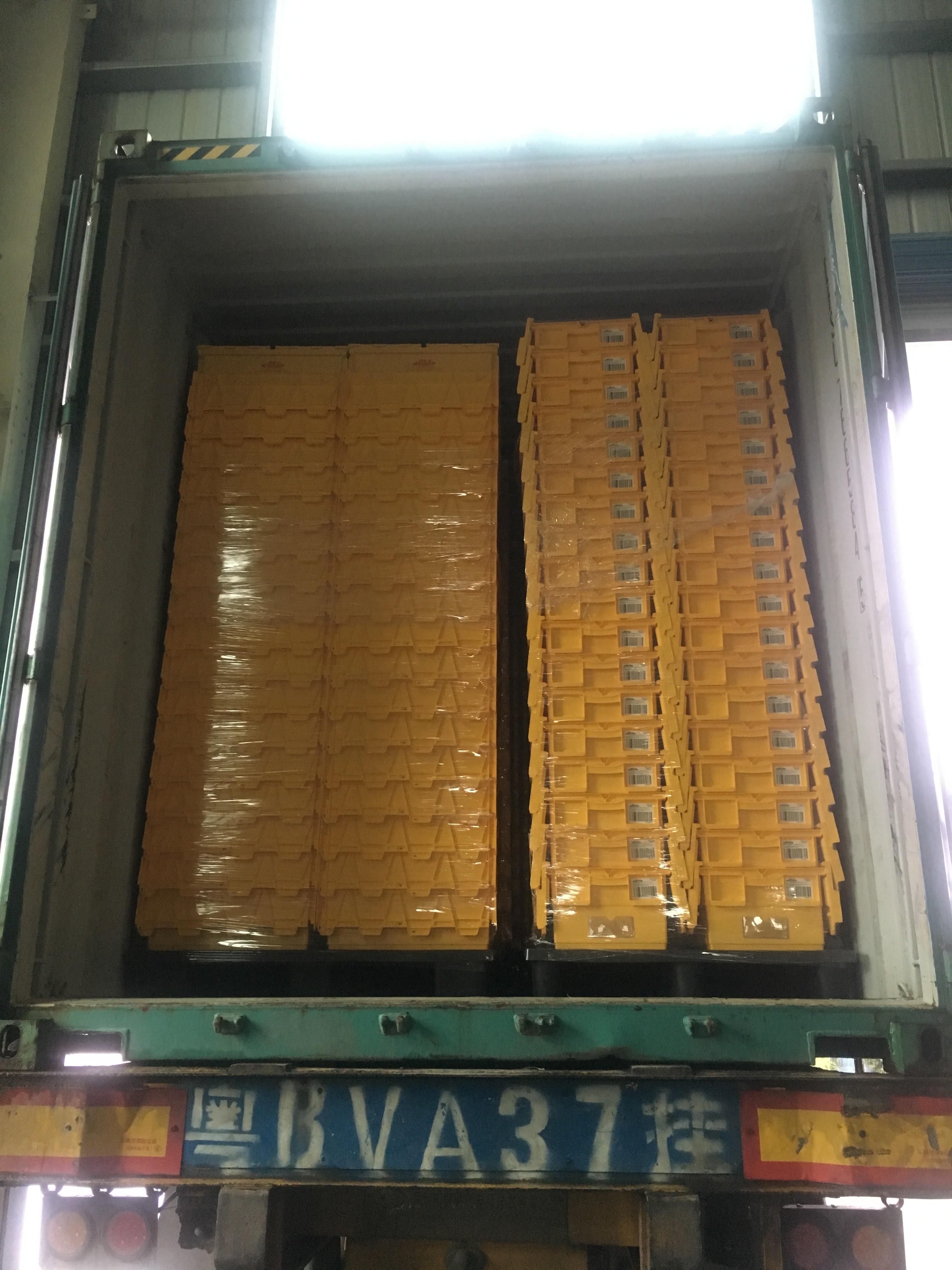 HDPE Reinforced 1200*1000 Mm Black Plastic Pallets