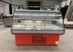 Commercial R290 Fresh Meat Serve Over Counter 205 Liters R404a