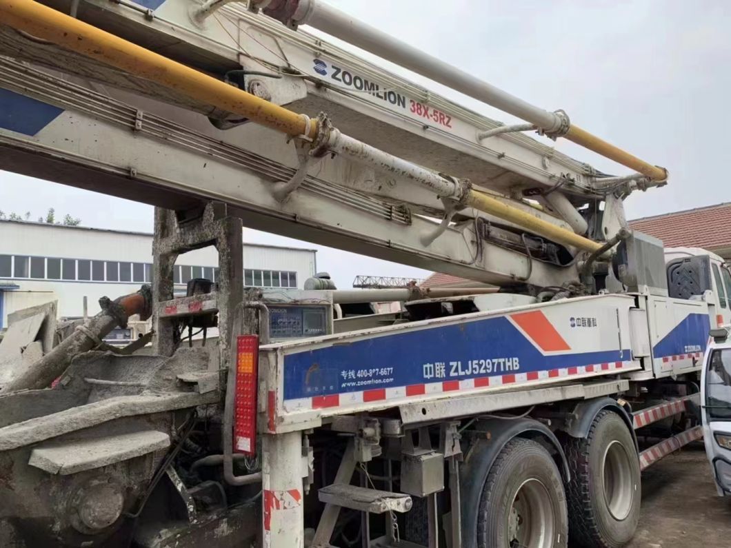 2012 Zoomlion 38m Concrete Boom Pump Concrete Pump Truck Construction Equipment