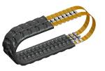 Natural Rubber Track Excavator Stronger Road Holding Small Weight
