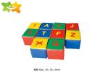 Shopping Mall Soft Foam Play Equipment Digital Block Toys Space Saving