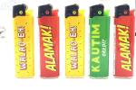 Kitchen Flame Disposable Stone Gas Lighter with Custom Logo Butane Gas Flint