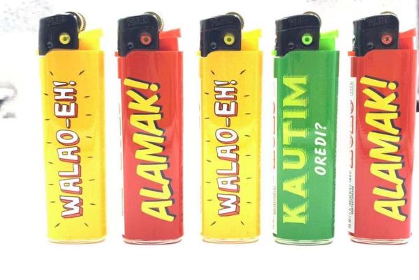 Kitchen Flame Disposable Stone Gas Lighter with Custom Logo Butane Gas Flint