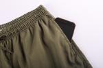 Olive Camouflage Mens Elastic Waist Board Shorts