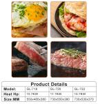 2800Pa LPG Gas Griddle Lightweight 30kg Kitchen Cooking Equipment With Even Heat