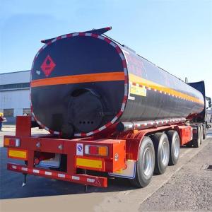 Quality 3700mm 45000 Liters Bitumen Tanker Trailer Asphalt Loading wholesale
