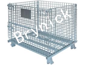 Quality 40x32x33 Inch Collapsible Metal Storage Containers , Industrial Collapsible Containers wholesale