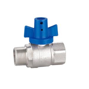 Quality Forged Nickel Plated Brass Valve V1030-MF Brass Lockable Valve wholesale