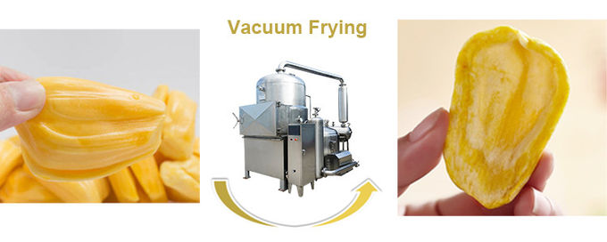 200kg Jackfruit Chips Vacuum Frying Equipment Oil Filtration Installation