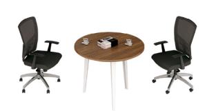 Quality Modern round melamine meeting table furniture wholesale