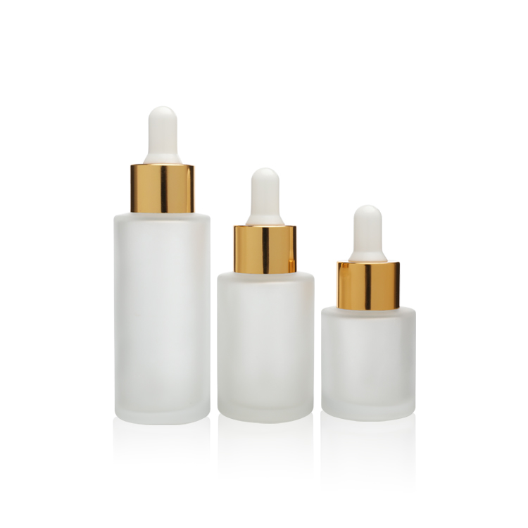 High Quality Frosted 30ml Face Serum Glass Dropper Bottle For Skin Care