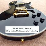 Custom LP electric guitar with ebony fretboard with mahogany body and neck