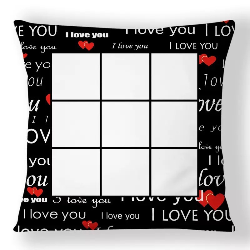 9 Quares Photo Printable Sublimation Pillowcase