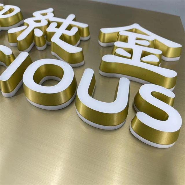 Manufacturers Direct 3D Acrylic Logo Custom Led Backlit Letters Electronic Signs