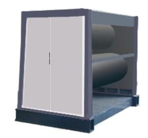 300kw Cardboard Corrugated Paperboard Production Line 2500kg High Speed