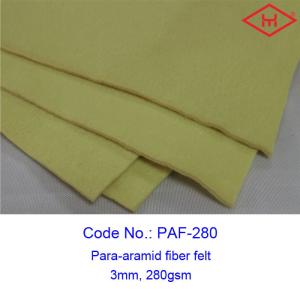 Quality Para Aramid Fiber Industrial Felt Rolls 100 - 210cm Width wholesale