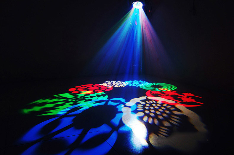 8*3W RGBW LED Mini Gobo Par Light