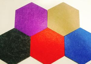 Quality 4x8 Sustainable 3d Felt Acoustic Wall Panels Hexagon shaped wholesale