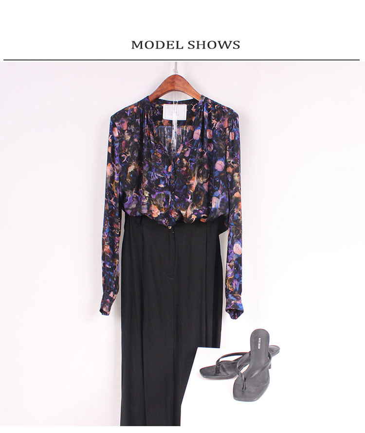 Drapery Viscose Georgette Women Printed Blouse