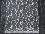 Cotton Nylon Rayon Corded Lace Fabric