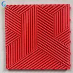 Three Dimensional Surface Garage Floor Tile UV Resistant 0.7 Inches Thickness