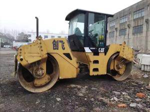Quality CB534D Tandem Double Drum Roller Compactor Caterpillar Used 12T wholesale