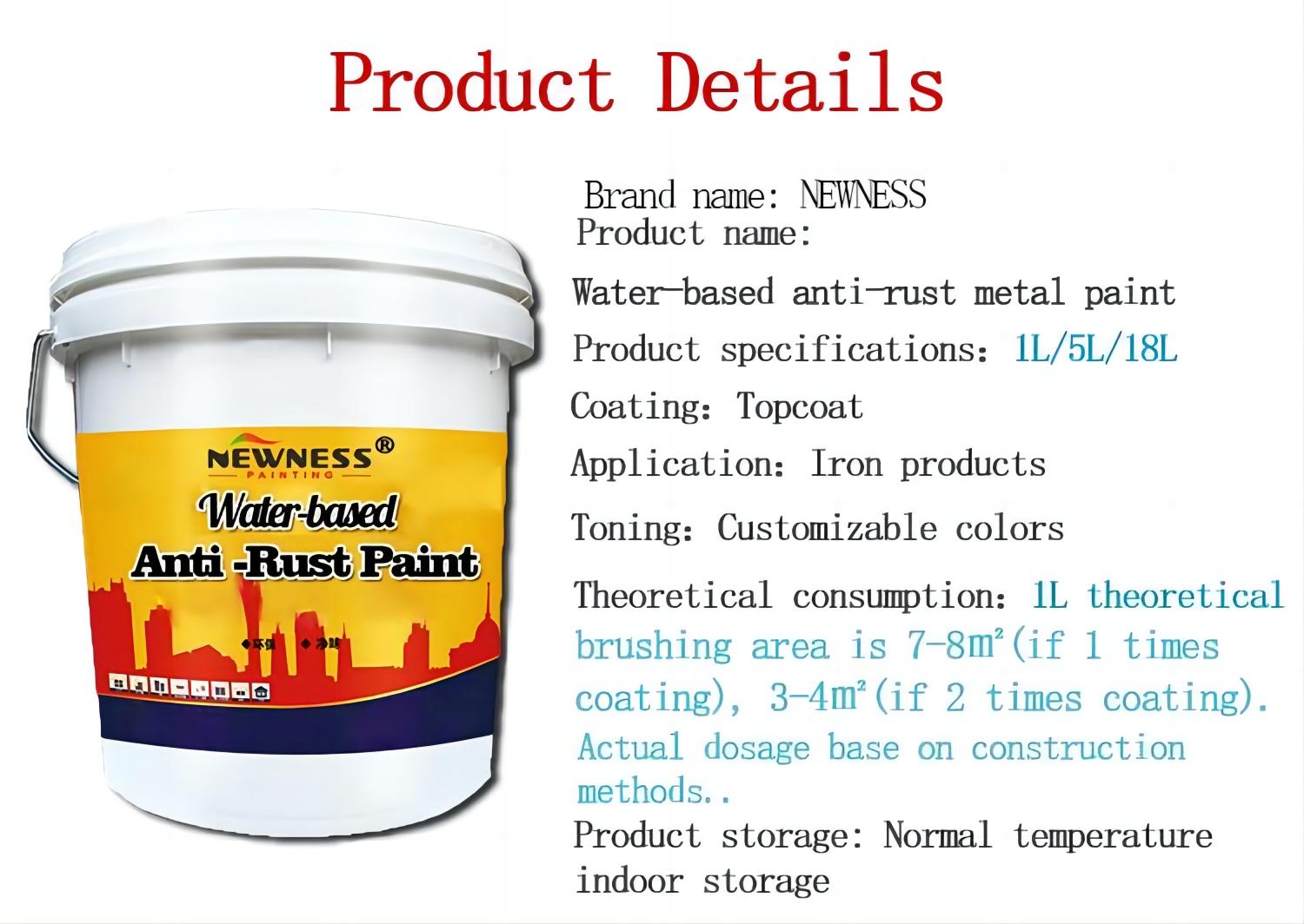 Custom Color Chemical Rust Resistant Acrylic Coating Paints with Good Performance