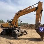 Origin Korea 210W-9 Used Hyundai Wheel Excavator 210W-9 Wheel Excavator
