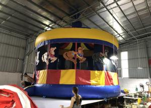 Quality Commercial Inflatable Carousel Bounce House For Backyard 6 * 6m wholesale