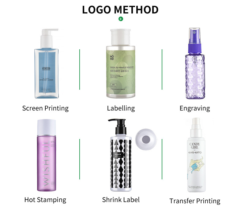 150ml Youthful Green Plastic Foam Bottle Blue Printing Logo With White Foam Pump