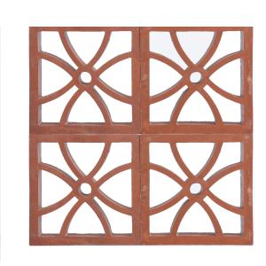 Quality 800 Centigrade Heat Insulation Hollow Perforated Clay Bricks for Garden Wall Decorative Construction wholesale