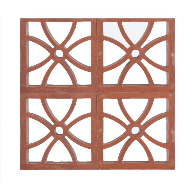 800 Centigrade Heat Insulation Hollow Perforated Clay Bricks for Garden Wall