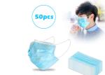 Outdoor Disposable Earloop Surgical Mask Anti Pollution Dust Mask 3 Ply