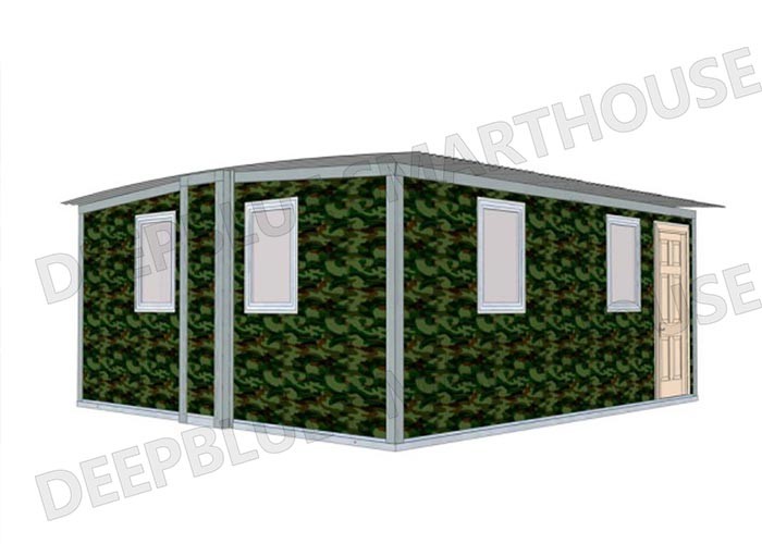 Deepblue Foldable Modular System Rapid Development Hospital Emergency Housing Shelter Isolation Lotus House