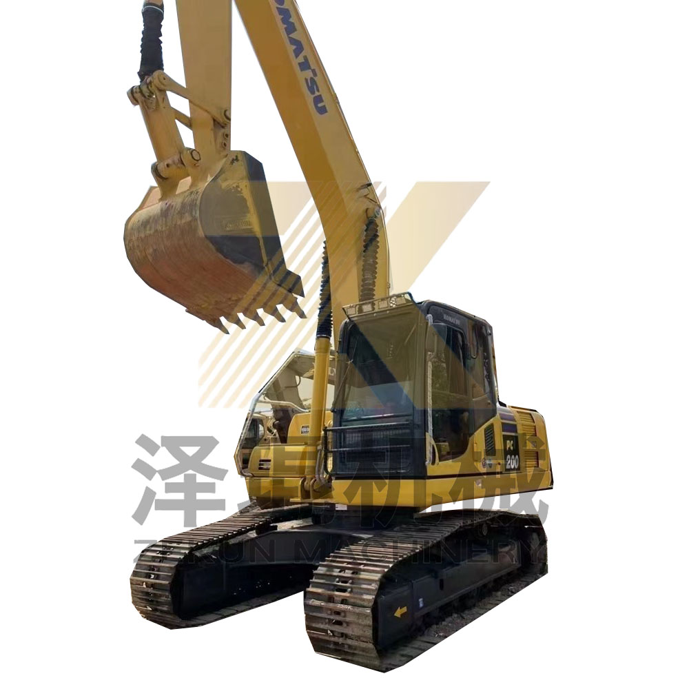 Used Komatsu PC200-8 PC200 Excavator Earth Moving Machine with 0.8m3 Bucket Capacity