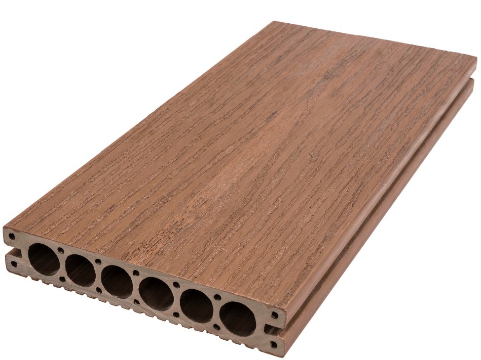 Brushing Surface Waterproof Fireproof PVC Plastic Composite Balcony/Terrace Floor Deck in Carton Packing